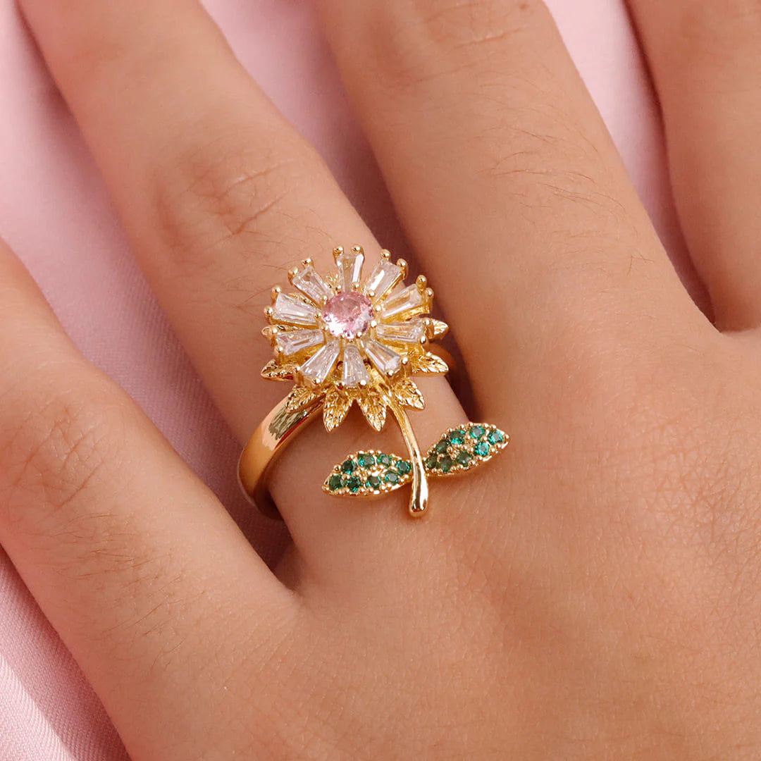Set Margaritas Collar Y Anillo