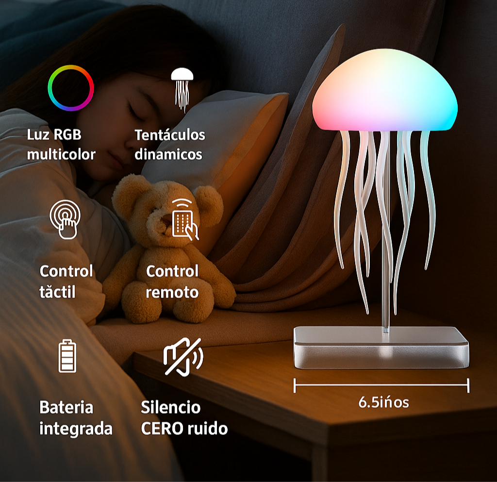 Lámpara Medusa Anti Estrés